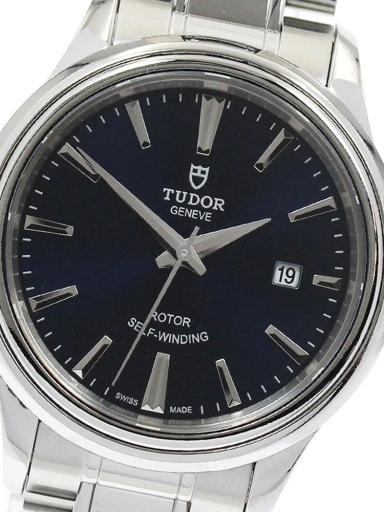 Tudor Style 12100 Date Blue Dial Automatic Ladies Watch922675 Tudor Style 12100 Date Blue Dial Automatic Ladies Watch922675